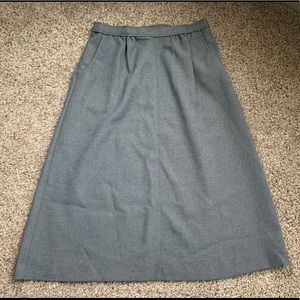 Levi’s grey skirt circle pencil vintage small 2